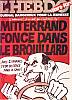 1981 2 septembre Charlie Hebdo Dessin de Cabu Mitterrand fonce dans le brouillard.jpg